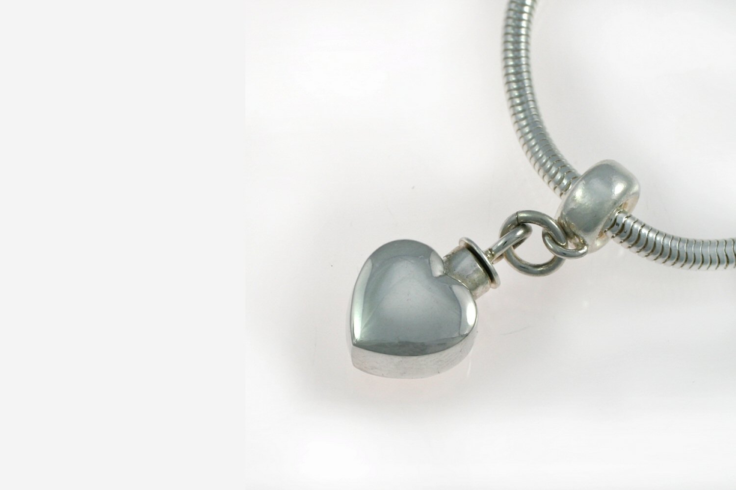 Silver Pandora Heart charm Silver Pandora Heart charm