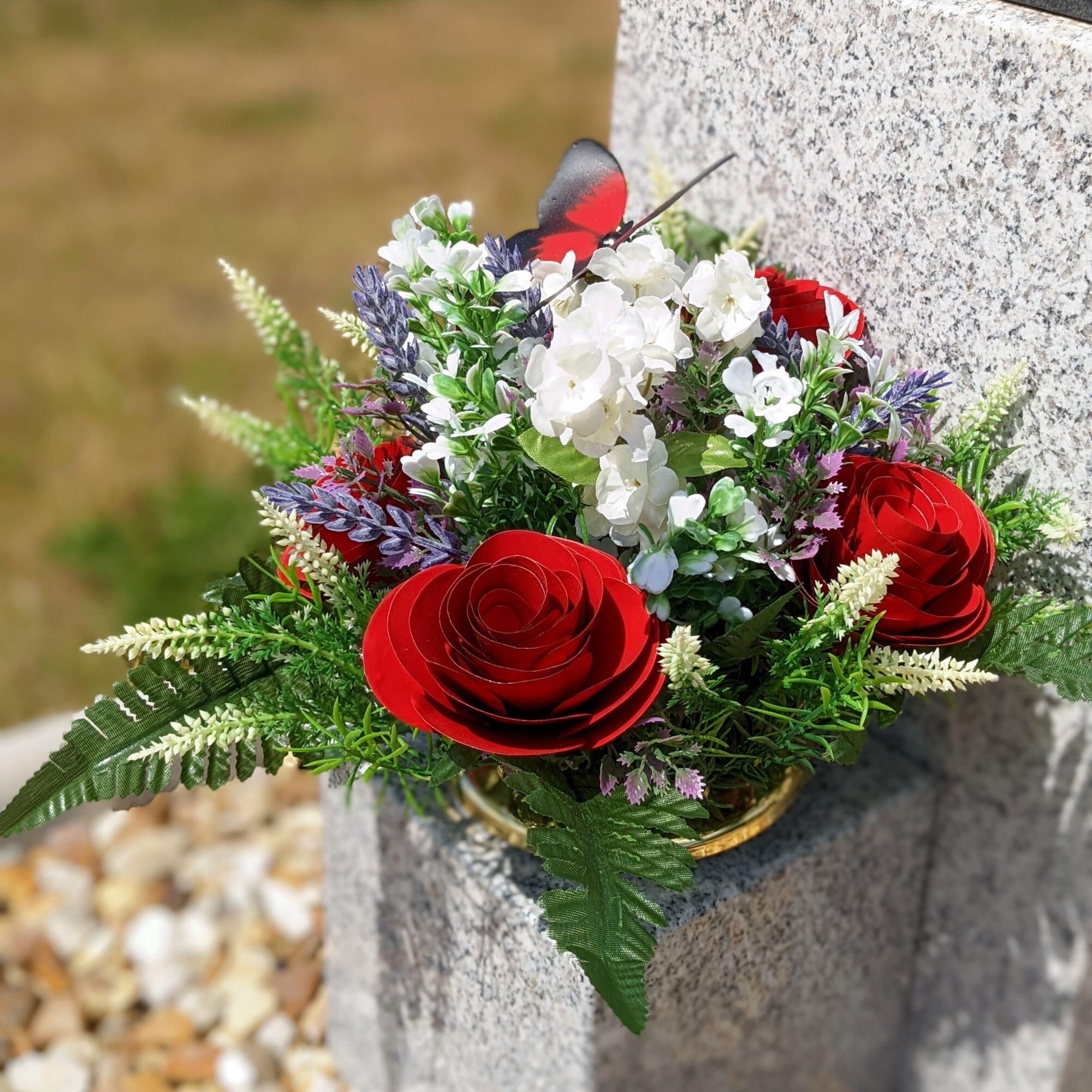 2 Rose and Butterfly Memorial